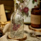 10 шт.упак. большие наклейки для домашних животных, наклейки папоротник, сделай сам, материал, декоративные наклейки, белые наклейки на бутылки 180*95 мм