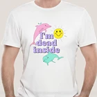 Футболка Dolphin IM Dead Inside Sunshine, Мужская хлопковая футболка