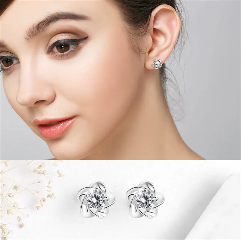 Модные Винтажные индивидуальные милые серьги с цветами ювелирные изделия