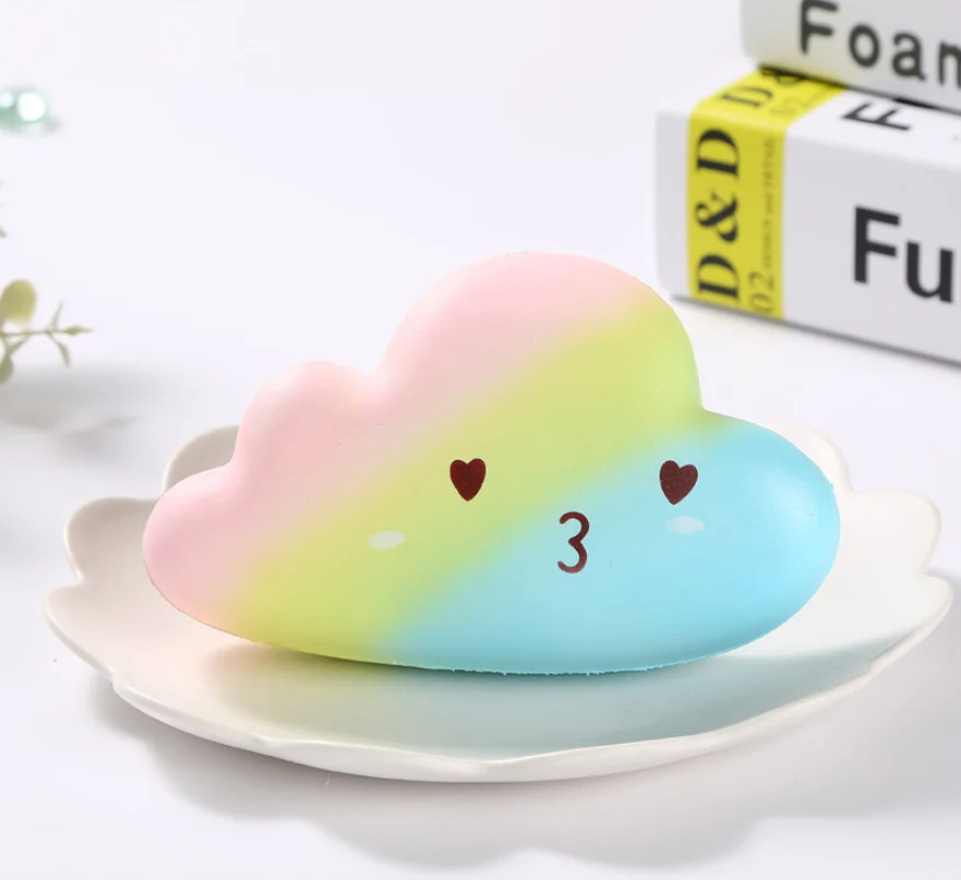 Мини Сжимаемый облако милый мини маленькое мягкий Сжимать Пресс медленно