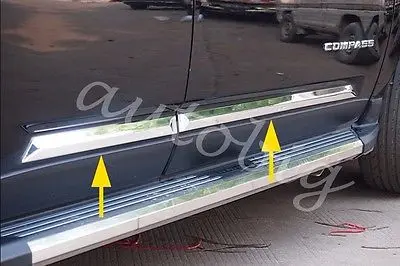 

Накладки для бокового формования двери для Jeep Compass 2011-2015, хромированная крышка