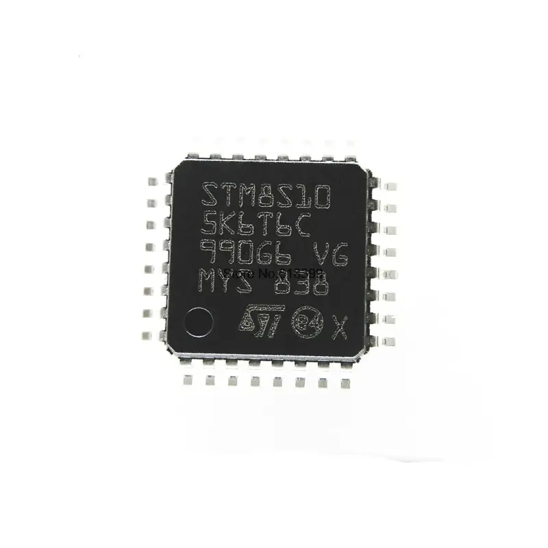 

Mcu 8-Bit Stm8S Stm8 Cisc 32Kb Flash 3.3V/5V 32-Pin Lqfp T/R Stm8S105 Qfp32 Stm8S105K6T6C