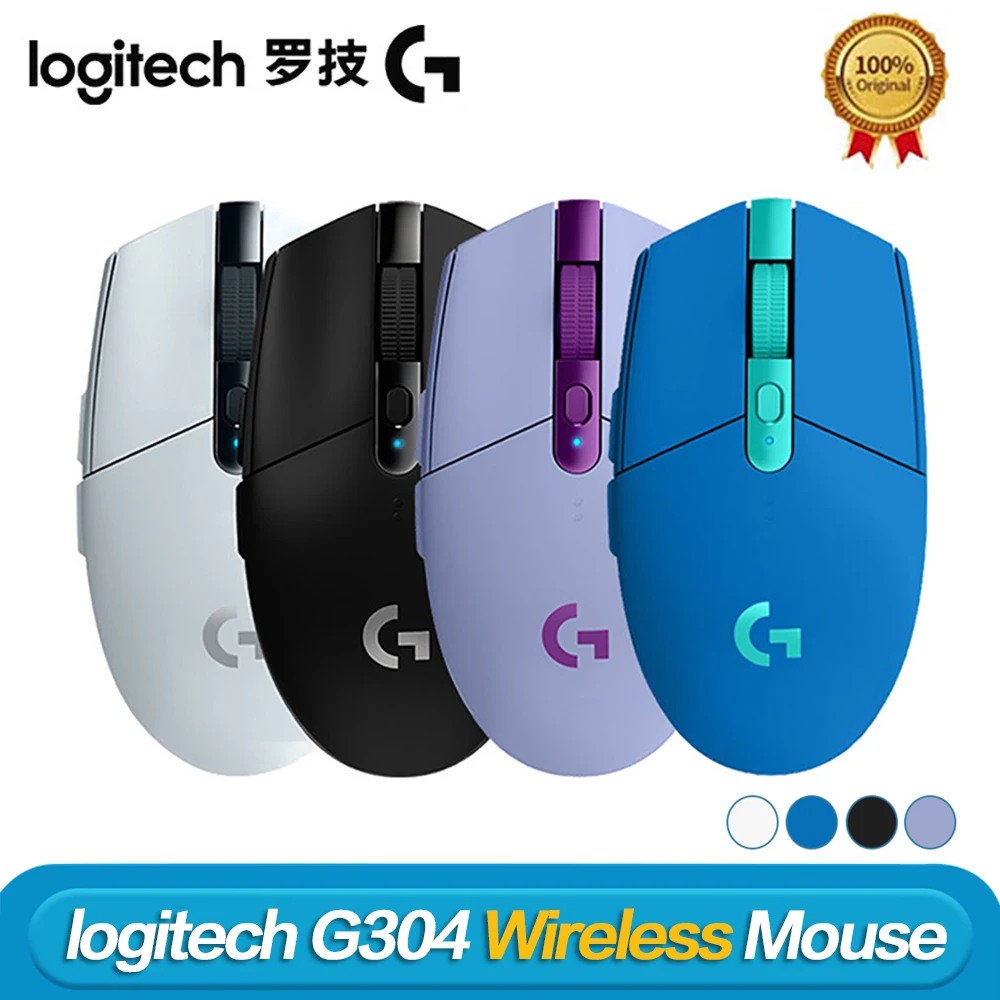 Мышь Logitech G304 G305 игровая беспроводная эргономичная 2 4 ГГц 12000DPI | Компьютеры и офис