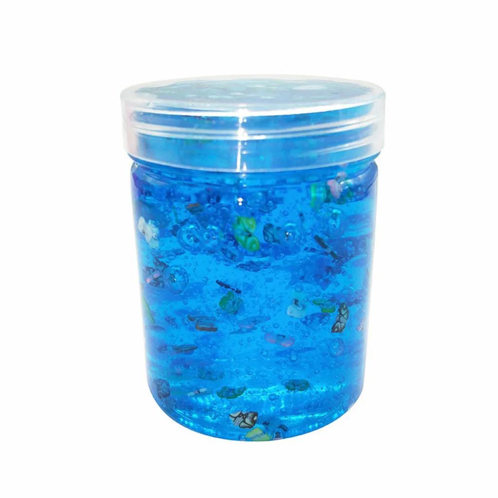 Красивая Фантазия цвет слизь дети глина декомпрессионные игрушки прозрачный