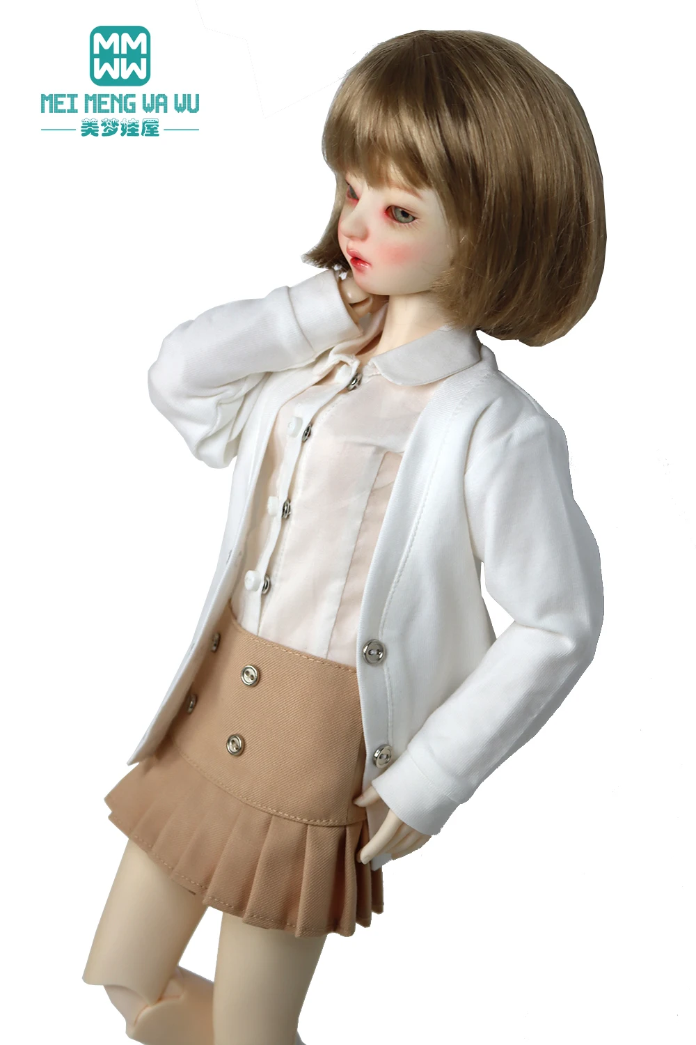 Одежда для куклы BJD подходит 40-65 см 1/4 1/3 SD MSD модная плиссированная юбка в