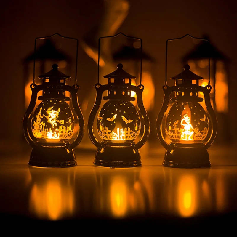 Маленькая масляная лампа Frigg в стиле ретро украшение для вечеринки на Хэллоуин