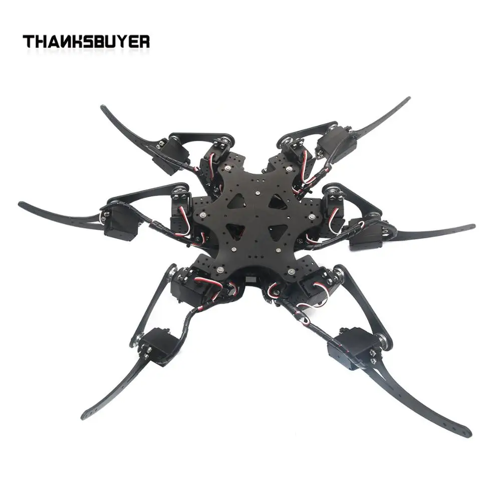 20DOF Комплект алюминиевых гексаподов робот пауков с 20 сервоприводами и платой