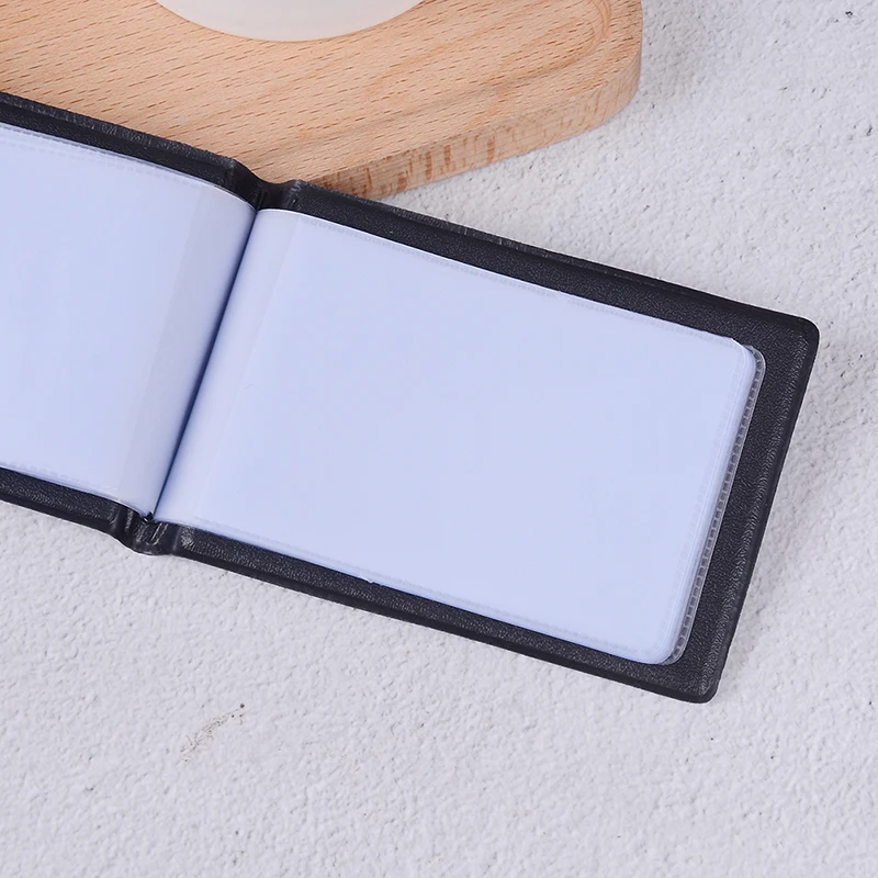 

1PC PU Leather 40 Cards ID Credit Card Holder Book Case Keeper Organizer Business Vintage Bag Passport Credit Card Case
