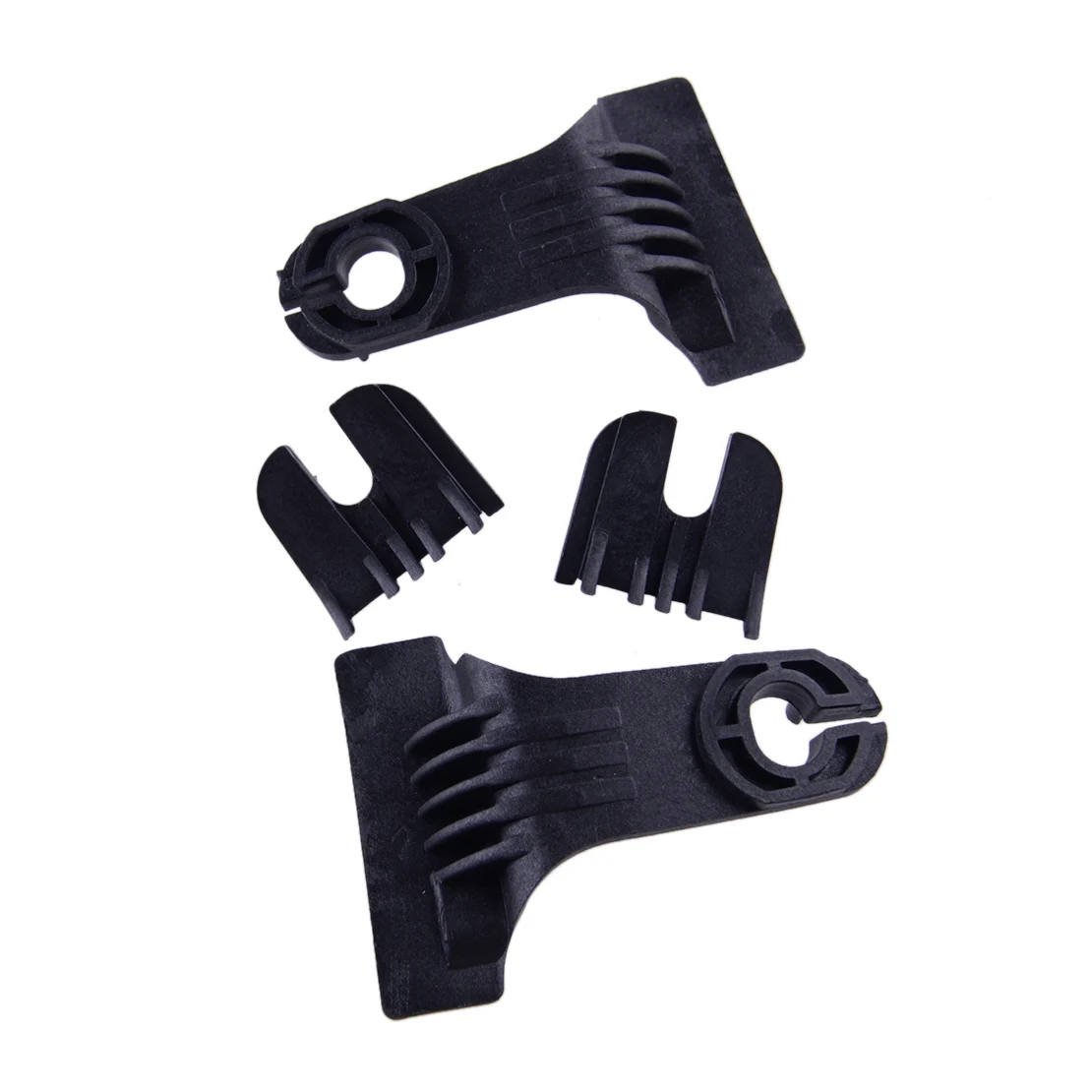 4Pcs/Set Car ABS Black Headlight Bracket Plastic Feet Fixing Claw Repair Fit For Jaguar XF 2012 2013 2014 2015