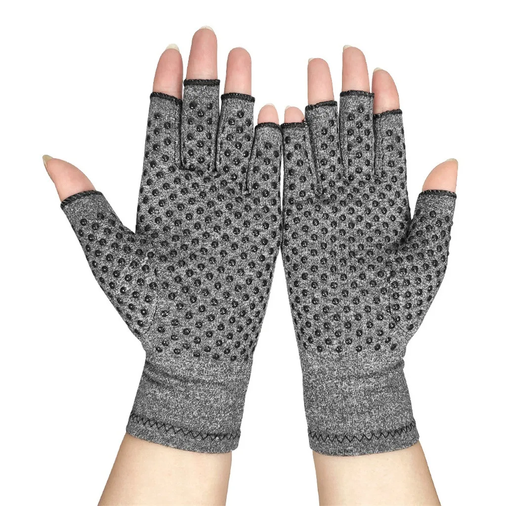 

1 Pair Rheumatoid Compression Arthritis Gloves Wrist Support Cotton Joint Pain Relief Hand Brace Women Men Therapy Wristband
