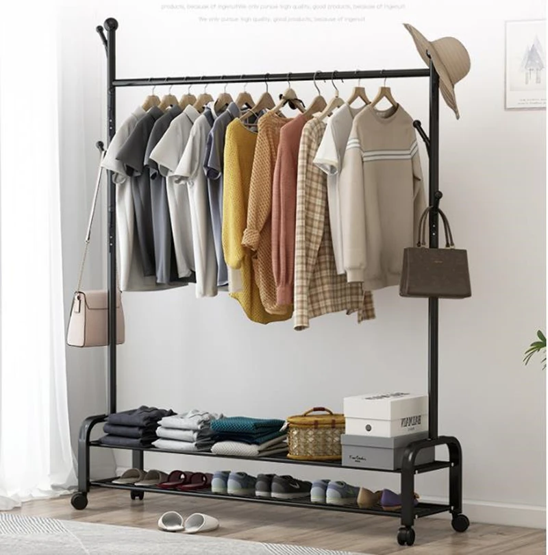 Складные напольные вешалки для одежды Вешалки лошадей хранения сушилки