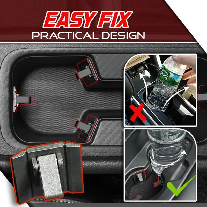 

3Pcs/6Pcs Car On-Board Water Cup Holder Fixer Set Cup Fixer for Cup Holder lpfk Water Bottle & Cup Accessories Drinkware Kitchen