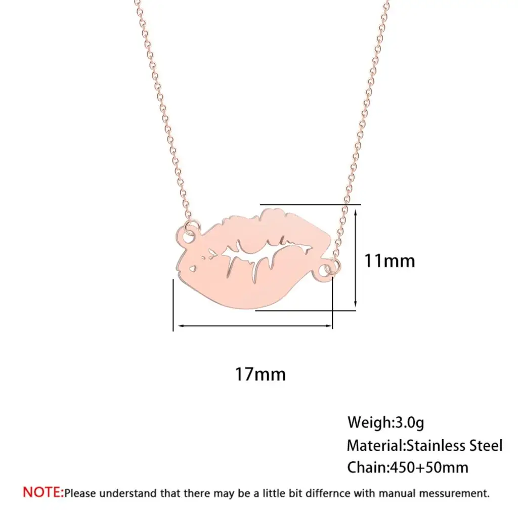 Kinitial 2019 ожерелье с кулоном в виде сексуальных губ ювелирная цепочка из
