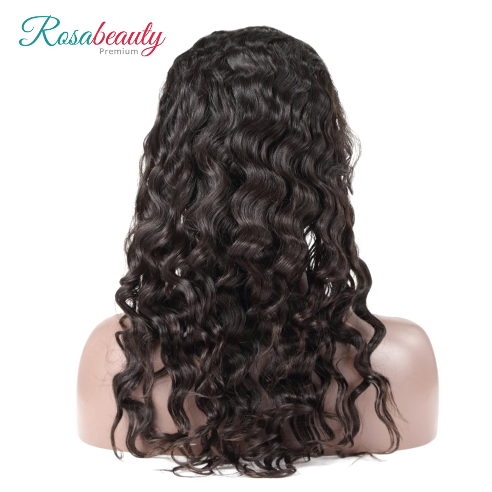 [Rosabeauty] OneCut волосы свободная волна 8-28 дюймов 13х6 человеческие Remy кружева