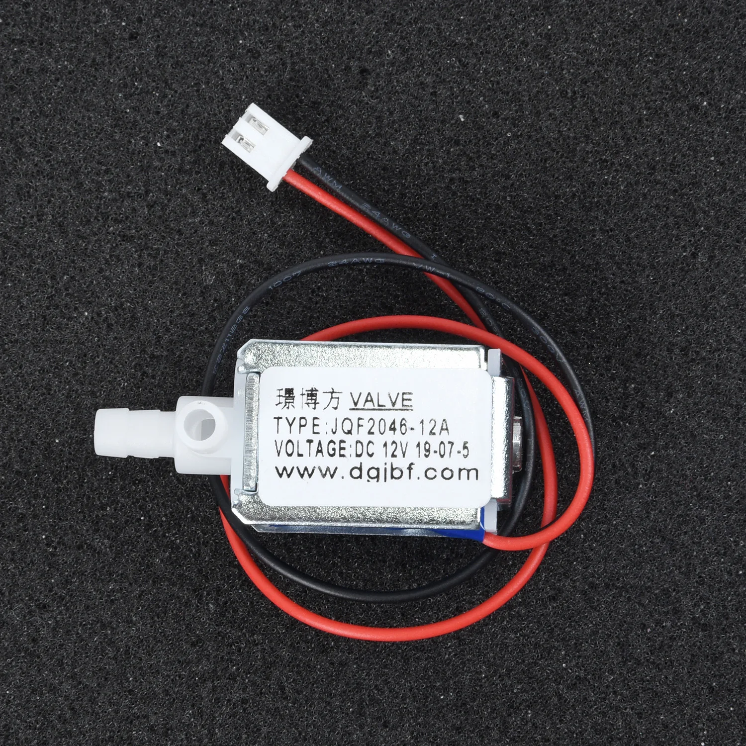 Миниатюрный нормально закрытый электромагнитный клапан для воды и воздуха 12 В 3