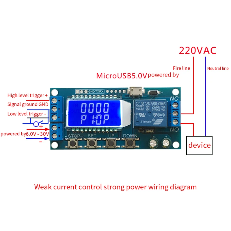 XY LJ02 одностороннее устройство для отключения питания триггера задержки