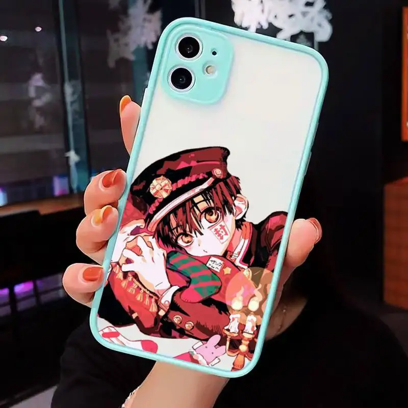 

Toilet Bound Hanako Kun Phone Cases Matte For iPhone 12 Mini 11 Pro XR XS Max 7 8 Plus X Hard PC Back Cover