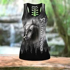 Женский пляжный жилет с 3D-принтом Love Horse, летний сексуальный жилет с вырезами в стиле кэжуал