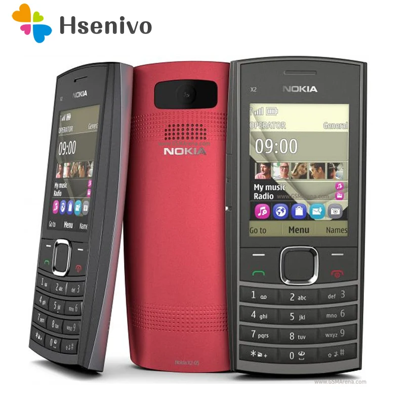 X2 разблокированный Nokia X2-00 Bluetooth FM JAVA 5MP мобильный телефон Горячая в Польшу