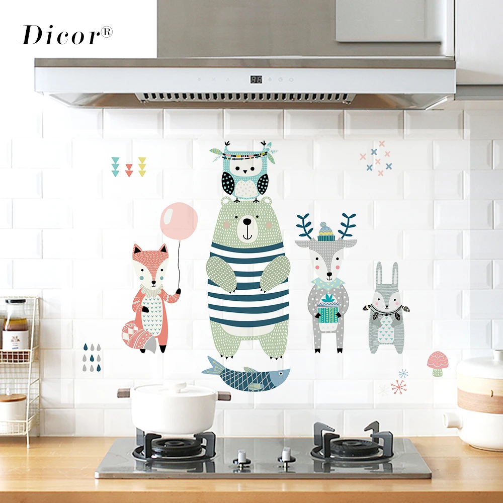 Новая кухонная самоклеящаяся термостойкая антимасляная наклейка s Бытовая