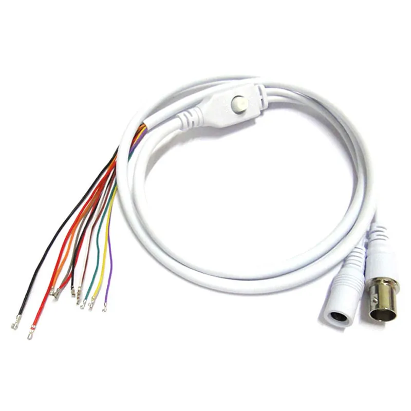 4x80 см BNC видео DC12V мощность OSD управление Пигтейл кабель аналоговый CCTV камера