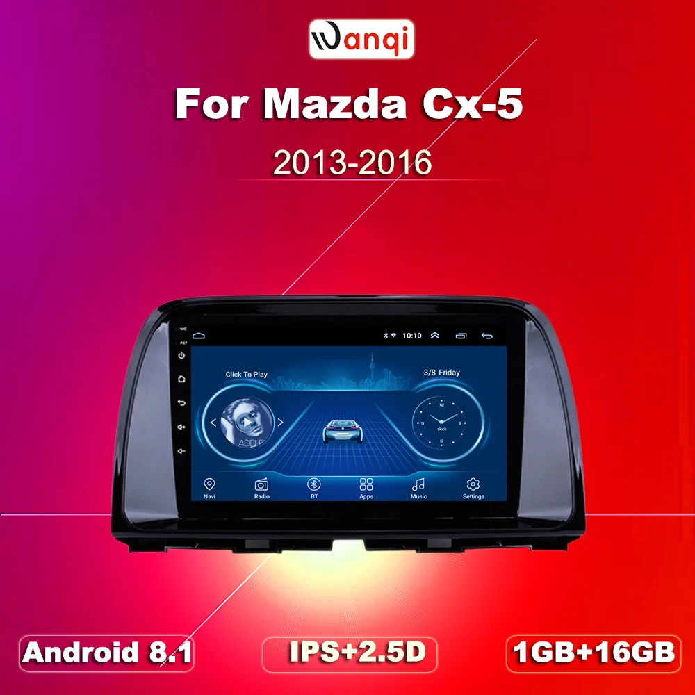 Wan qi 1 ГБ ОЗУ 16 Гб ПЗУ автомагнитола мультимедиа android 8 видеоплеер навигация GPS для