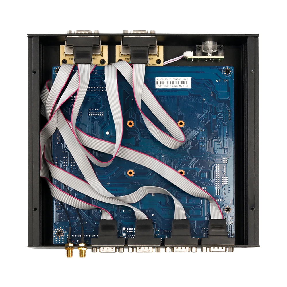 XCY безвентиляторный промышленный Мини ПК Intel Pentium 2117U 4xRS232 COM 8* USB Dual Ethernet LAN HDMI VGA WiFi Windows Linux