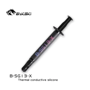 Bykski 13,4 ВтмК термосиликоновая смазка, ультра высокая производительность для графической карты, процессора, ГПУ смазка 2 г, B-SG13-X