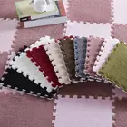 6 шт.компл., пушистые пазлы из вспененного этилвинилацетата, противоскользящие напольные коврики для спальни