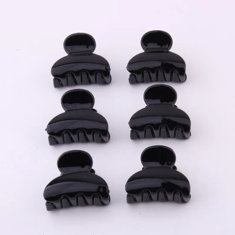 

2020 New Arrival Hair Claw for Women Solid Black Plastic Crab for Hair Strong Bit Force Hair Clamp Hairpin Accessories