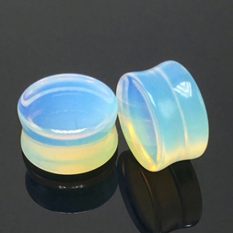 Jjinzeyi опаловое стекло для расширения ушей расширитель пирсинг тела ювелирные