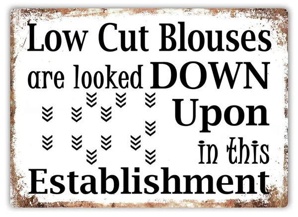 

Low Cut Blouses Tin Sign art wall decoration,vintage aluminum retro metal sign,