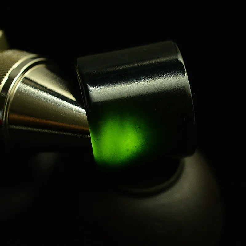 Кольца из натурального зеленого нефрита для мужчин кольца синьцзянского хэтяня