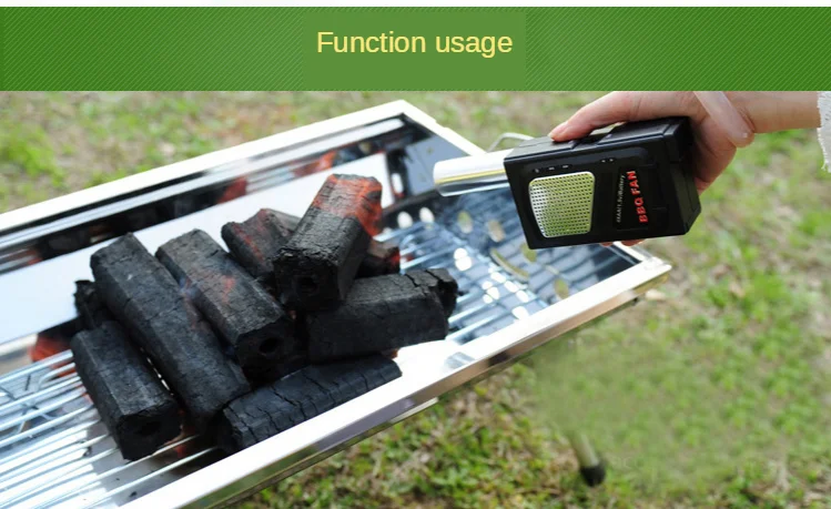 

Blower electric small household barbecue combustion support special furnace blowing charcoal portable artifact strong wind