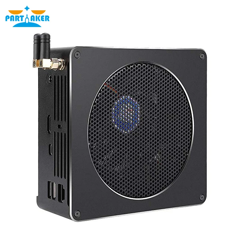 Partake Топ игровой компьютер Intel Core i9 8950HK 6 ядер 12 нитей м кэш Nvme M.2 Nuc Мини ПК Win10 Pro HDMI AC