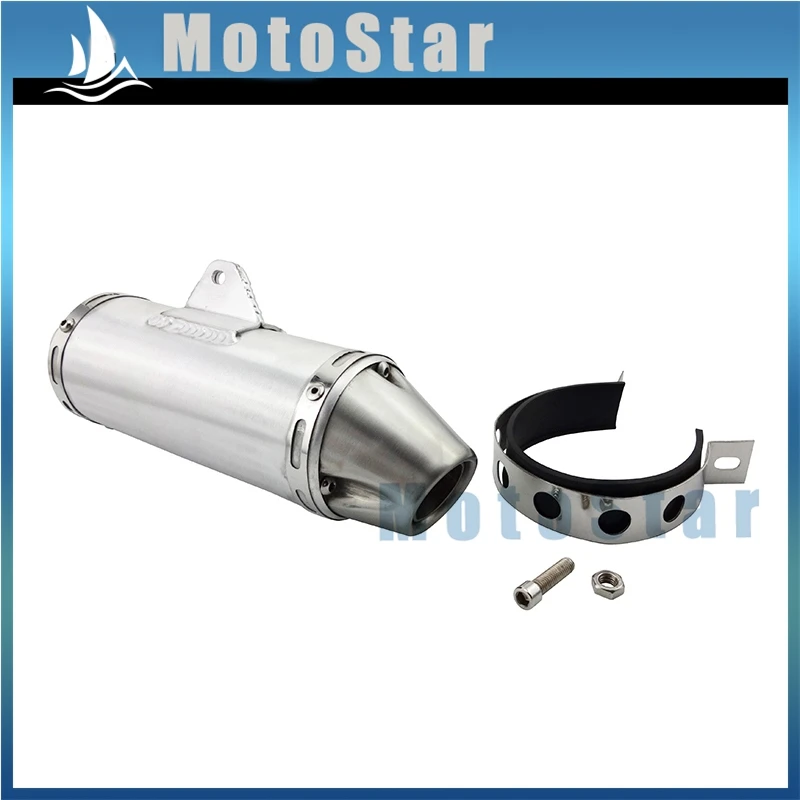 38 мм Глушитель T4 Стиль для 125cc 140cc 150cc 160cc 190cc CRF50 KLX110 для Dirt Pit Bike мотоцикл