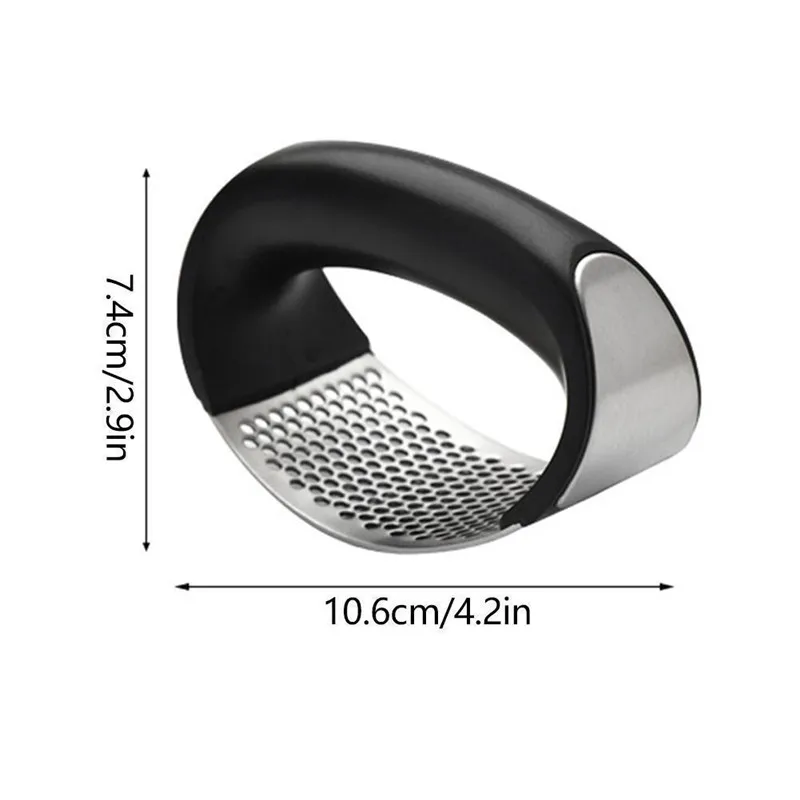 Домашний кухонный инструмент для измельчения чеснока из нержавеющей стали пресс