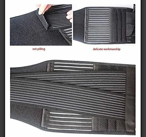 

Exercise Belt Back Waist Pain Relief Women Men Adjustable Spine Support Belt Double Pull Lumbar Lower Back Support Brace L-2XL