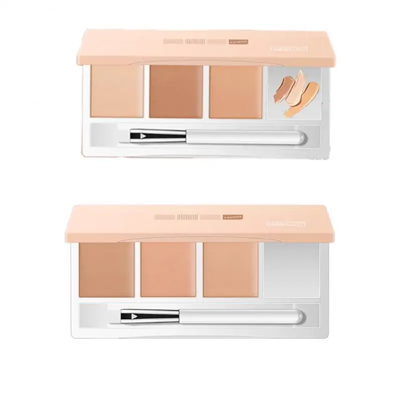 

MYG Face Makeup Concealer Foundation Contour Palette Full Coverage Dark Circles Face Scars Acne Cover Waterproof Cosmetic TSLM2