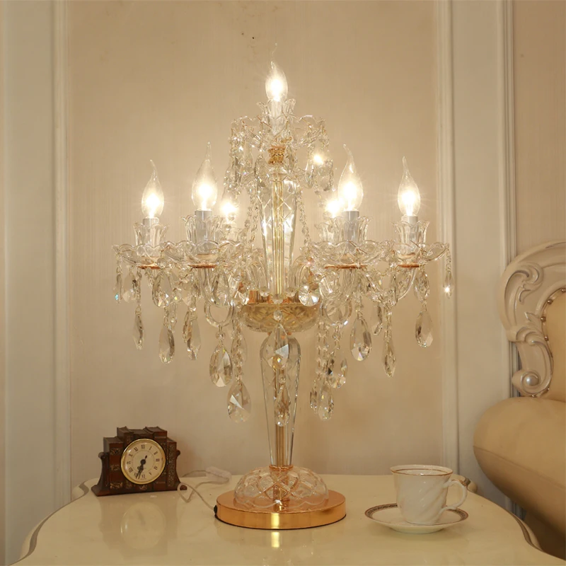 

Gold Crystal Chandeliesr Dining Room Bohemian Crystal Chandelier for Living Room Decorative Hanging Light Fixtures Chandeliers