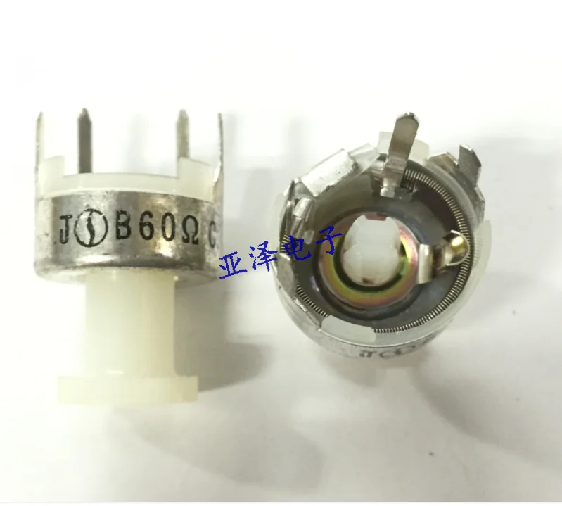 1 шт. однооборотный проволочный потенциометр сопротивление B60ohm 12 мм|Выключатели|