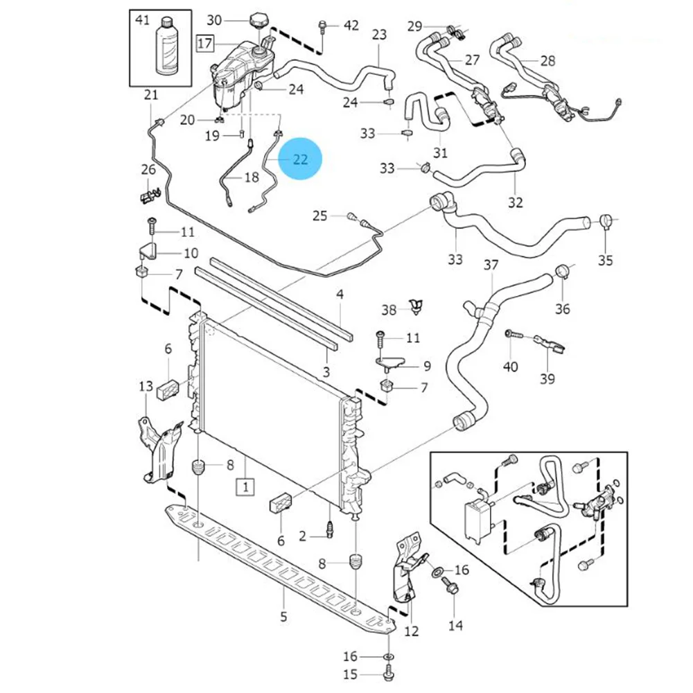 Новый шланг охлаждения для двигателя автомобиля 31274900 Volvo S60 S80 V70 XC60 XC70 2007 2008 2009 2010