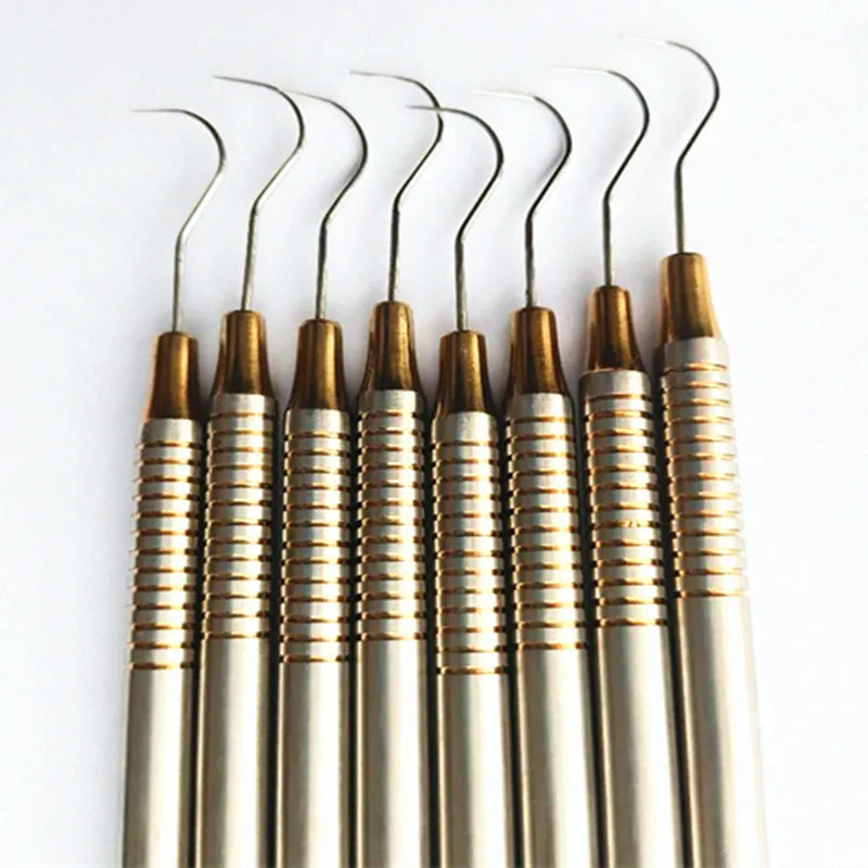 8 шт. стоматологический периодонтальный зонд с зубного инструмент для проводника