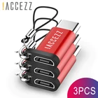 ! ACCEZZ адаптер для телефона Micro USB для Type-C конвертер для Samsung для LG G5 G6 Xiaomi Mi 6 5 4S USB OTG разъем для зарядки данных