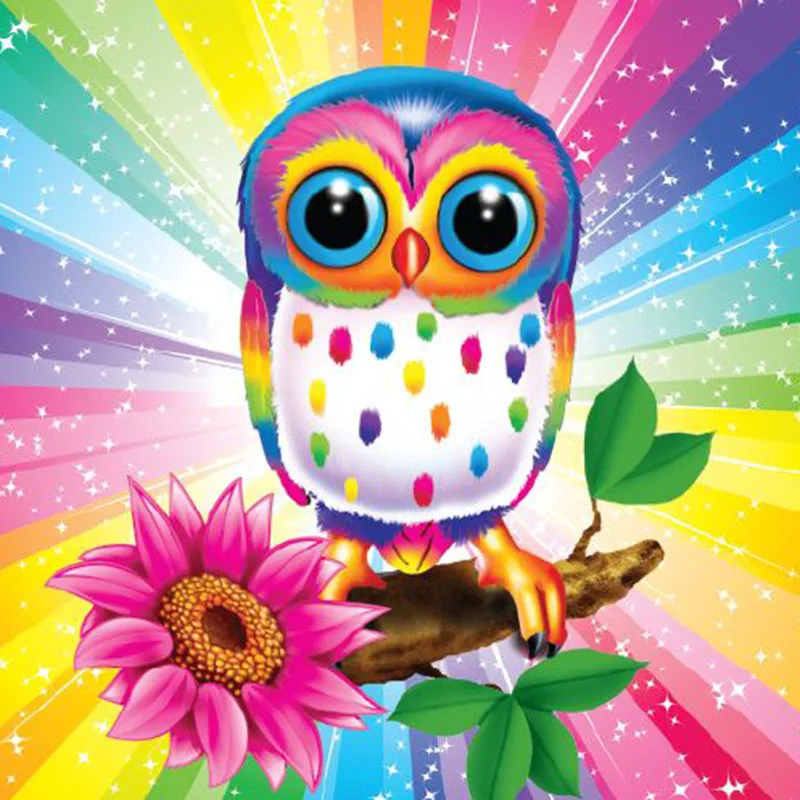 

5D Diy Full Round Square Stone Pearl Drill Diamond Painting Owl Cross Stitch Mosaic Daimond Embroidery Christmas Gift