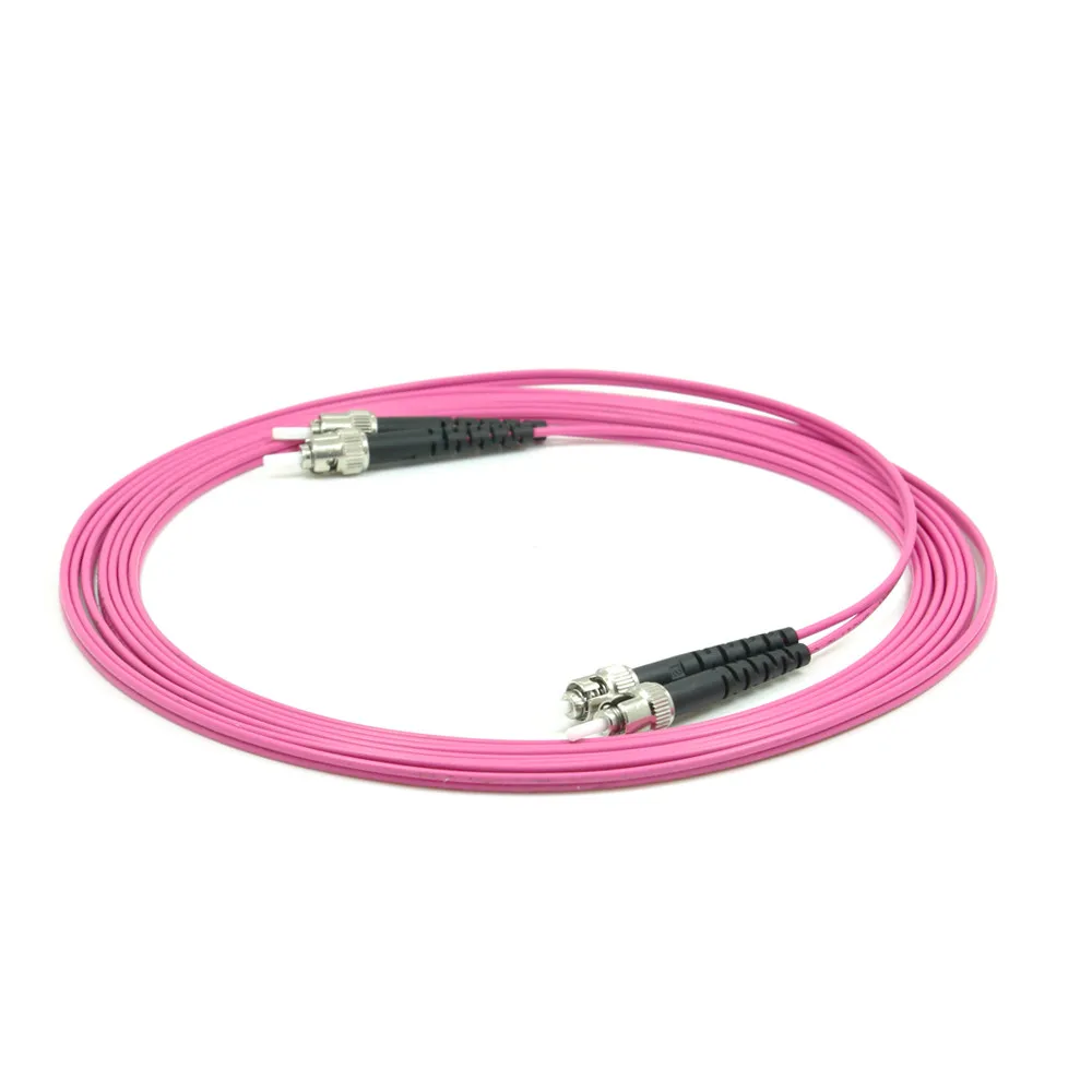 

5PCS OM4 1M 2M 3M 5M 10M ST/UPC-ST/UPC 40GB Multimode Fiber Patch Cable OM4 Optical Fiber Patch Cord