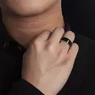 Смарт-кольцо NFC для всех Android-окон женское цифровое интеллектуальное кольцо на палец черное