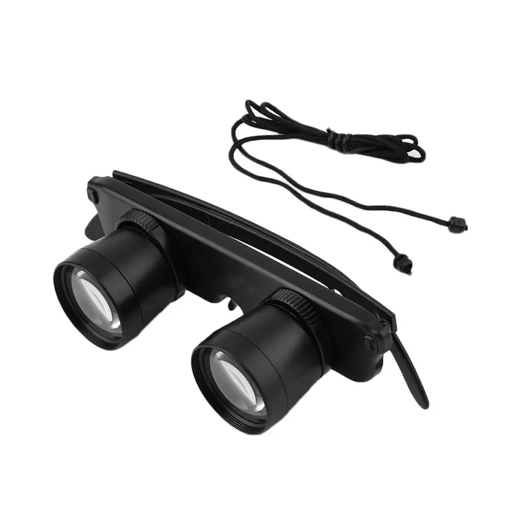 

3x28 Magnifier Glasses Style Outdoor Fishing Optics Binoculars Telescope