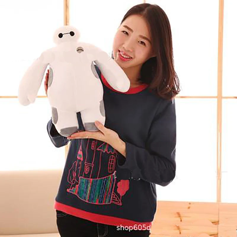 

Disney big hero 6 big white plush toy pillow children's day gift Christmas gift children grow up with plush toys