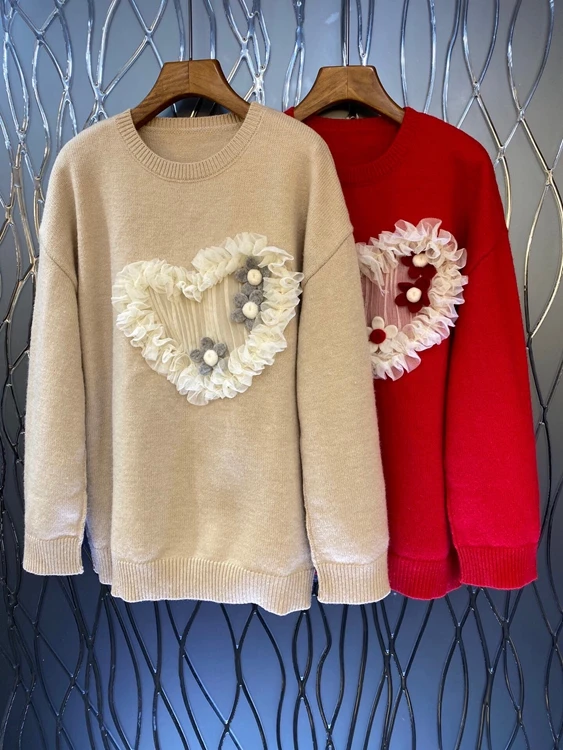 

Женская плиссированная блузка с круглым вырезом, длинным рукавом